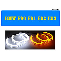 LED δίχρωμα κρυστάλλινα μάτια αγγέλου για BMW E90 E92 - L07 / L08 - Sellzone.bg LED δίχρωμα κρυστάλλινα μάτια αγγέλου για BMW E90 E92 - L07 / L08